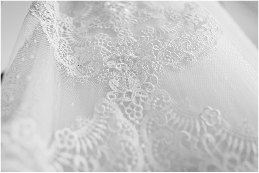 Brautkleid-Close-up