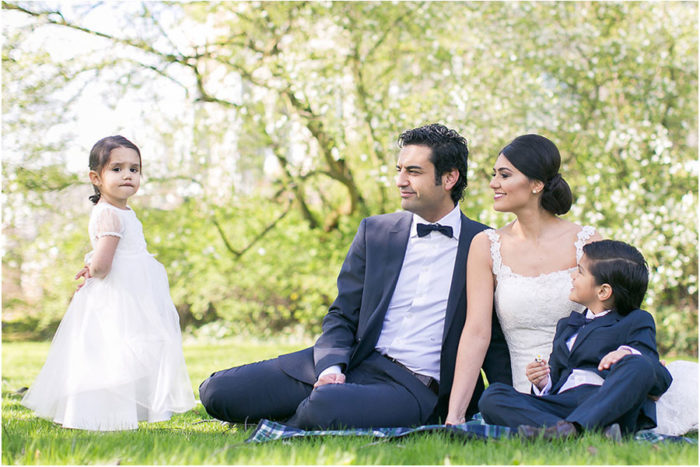 Fotoshooting am Hochzeitstag / Flora Köln