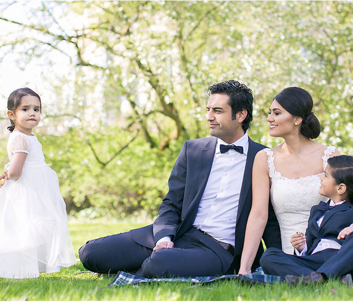 Fotoshooting am Hochzeitstag / Flora Köln